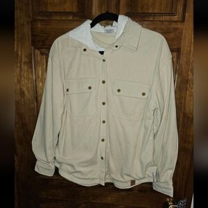 Cream Button-Up Jacket